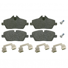Voorremblokken set met montage materiaal Febi Bilstein Mini R55, R56, R57, R58, R59, ond.nr. 34116772892